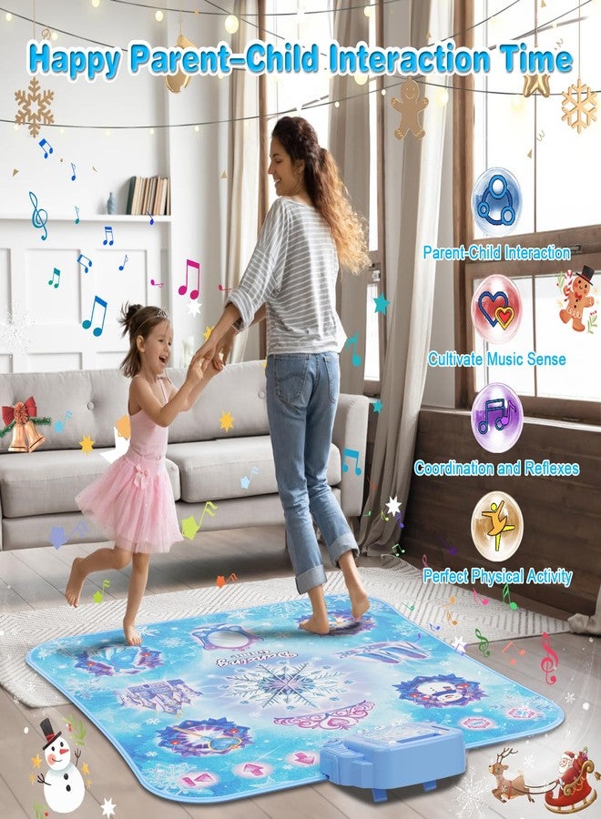 Surelect Dance Mat for 3-12 Year Old Girls, Frozen Toys Electronic Dance Pad with 8 Button & Wireless Bluetooth, Music Game Birthday for Kids Ages 3 4 5 6 7 8 9 10+ - Image 5